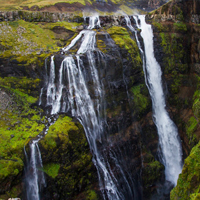 Nordic Lodges Island Ferienhaus Brekka Langholt Glymur Wasserfall