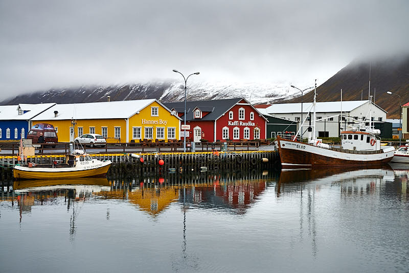 Siglufjörður fishing town