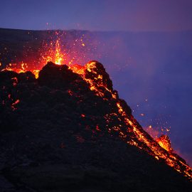 Vulkanische Aktivität in Island